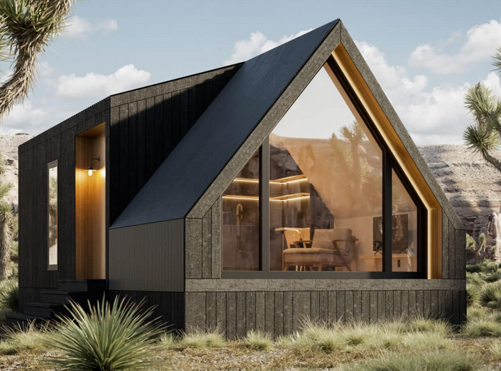 A-Frame With Corner Porch Right