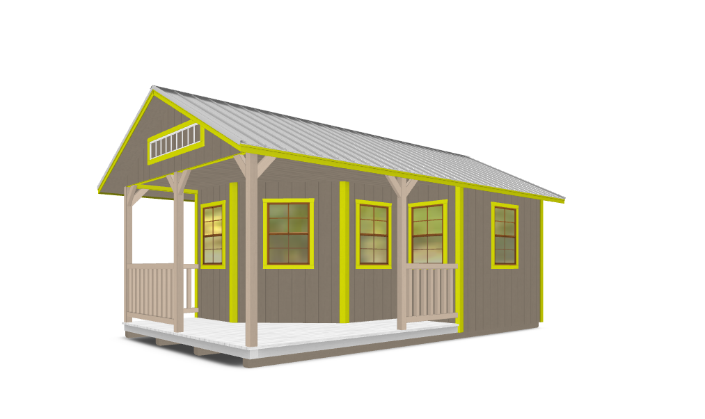 [tl]A-Frame With Deluxe Flipped Porch(25Aug)
